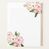 Aquarelle pivoine en couleurs tendres (Dos)