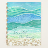 Aquarelle Plage Vibes "Planifiez tout" (Devant)