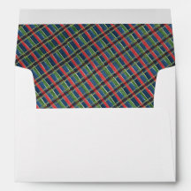 Aquarelle Plaid de Noël Classique