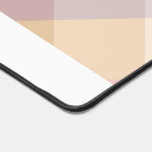 Aquarelle Plaid Mauve Gris rose crème MONOGRAM (Coin)