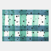 Aquarelle Plaid Noël| Papier cadeau (Devant 2)