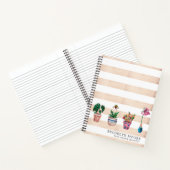 Aquarelle Plante pointillé Journal personnalisé (Intérieur)