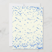 Aquarelle Poisson Thème Anniversaire Invitation (Dos)