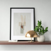 Aquarelle poster Abstrait Art moderne géométrique