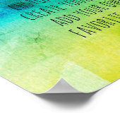 aquarelle poster abstrait créer votre propre devis (Coin)