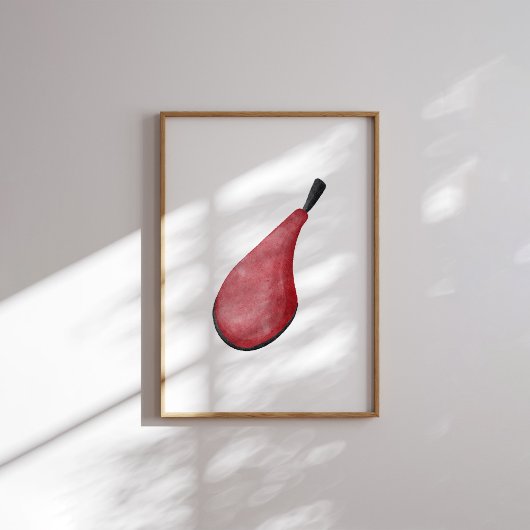 Aquarelle poster cible des arts martiaux