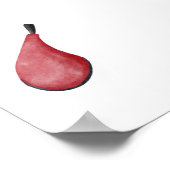 Aquarelle poster cible des arts martiaux (Coin)