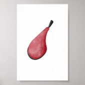 Aquarelle poster cible des arts martiaux (Devant)