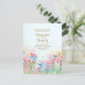 aquarelle pré enregistrer la date cartes postales (Debout devant)