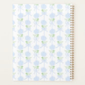 Aquarelle Preppy Monogramme Hydrangea Bows (Dos)