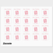 Aquarelle Présente Stickers Cadeau de Noël (Feuille)