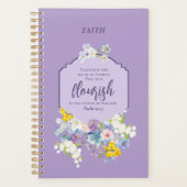 Aquarelle Printemps Floral Bible Verse Personnalis (Devant)