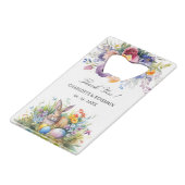 Aquarelle Printemps Thème Mariage Faveur (Dos Angle)