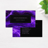 Aquarelle professionnelle moderne Agate Géode viol (Bureau)