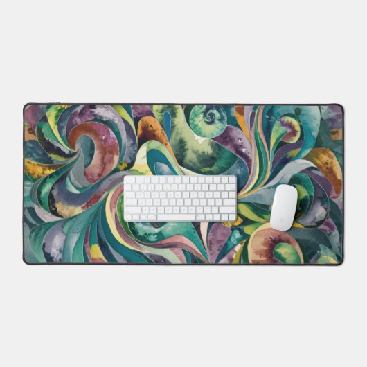 Aquarelle Psychédélique Motif complexe (Clavier et souris)