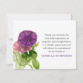 Aquarelle Purple Morning Glory | MERCI (Devant)