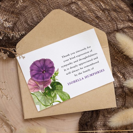 Aquarelle Purple Morning Glory | MERCI