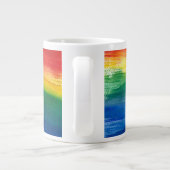 Aquarelle Rainbow Big Mug (Dos)