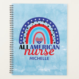 Aquarelle Rainbow Blue American Nurse