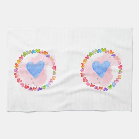 Aquarelle Rainbow Cuisine Serviette (Horizontal)