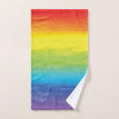 Aquarelle Rainbow Pride brillant Vibrant (Serviette à main)