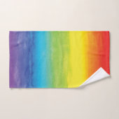 Aquarelle Rainbow Pride brillant Vibrant (Serviette à main)