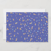 Aquarelle Rainbow Stripes Baby shower Invitation (Dos)