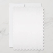 Aquarelle Rainbow Unicorn Invitation d'anniversair (Dos)