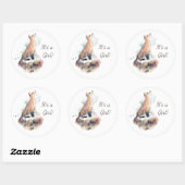 aquarelle renard mystique C'est un Sticker pour fi (Feuille)