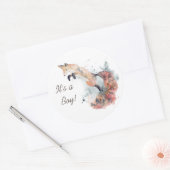 aquarelle renard mystique C'est un Sticker pour ga (Enveloppe)