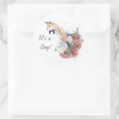 aquarelle renard mystique C'est un Sticker pour ga (Sac)