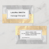 Aquarelle Rendez-vous deux tonalités (Devant / Derrière)