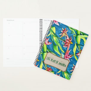 Aquarelle Ressort Lilly Plan de vie de Personnalis