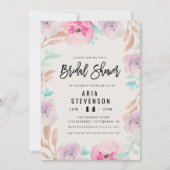 Aquarelle Ressort nuptiale Invitation de douche (Devant)