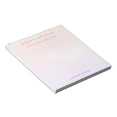 Aquarelle Rêves de script Girly dans le Bloc-notes (Incliné)