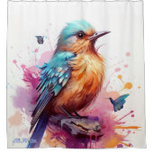 aquarelle rideau de douche (Devant)