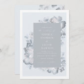 Aquarelle Romance Invitation (Devant / Derrière)