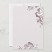 Aquarelle Romance Invitation (Dos)