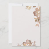 Aquarelle Romance Invitation (Dos)