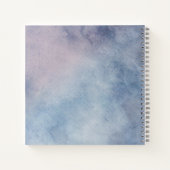 Aquarelle romantique Floral Mariage Livre d'hôtes (Dos)