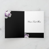 aquarelle romantique violet rose Merci (Intérieur)