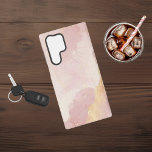 Aquarelle rose Abstraite<br><div class="desc">Aquarelle rose Abstrait Samsung Galaxy S22 Ultra Coque</div>