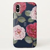 Aquarelle Rose Apple Tough iPhone X Coque (Dos)