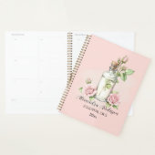 Aquarelle Rose Aromathérapie Florale Huiles essent (Devant avec enveloppe)