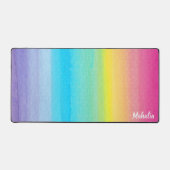 Aquarelle rose assez moderne Nom arc-en-ciel (Recto)