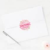 Aquarelle rose Beau Rose lave Étiquettes (Enveloppe)