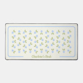 Aquarelle rose - Bleu d'Alicia (Recto)