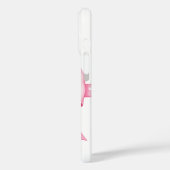 Aquarelle rose Bow iPhone 16 Coque (Verso / Gauche)