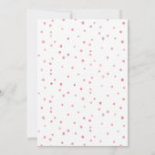 Aquarelle rose Brunch & Bubbly Douche invitation (Dos)