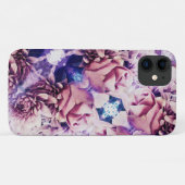 Aquarelle Rose Chrysanthemum iPhone 11 Coque (Dos (Horizontal))